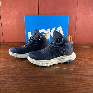 HOKA Men’s Anacapa 2 Mid GTX Hiking Boots Size 10D Navy